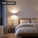 Numa Plaster Ribbed Indoor Wall Light - Lifestyle 1