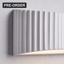 Numa Plaster Ribbed Indoor Wall Light - Lifestyle 3