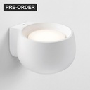Zen White Plaster Wall Light 10w CCT Dimmable - Lifestyle 1