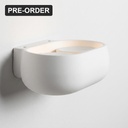 Zen White Plaster Double Wall Light 20w CCT Dimmable - Lifestyle 1