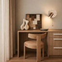 Brim Natural Travertine Indoor Wall Light - Lifestyle 1