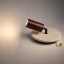 Brim Natural Travertine Indoor Wall Light - Lifestyle 2