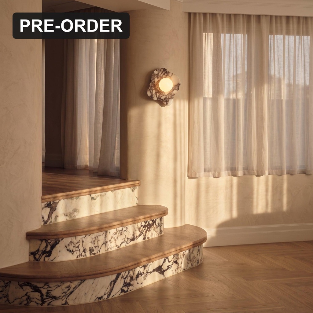 Alora Bulgari Marble Wall Sconce - Lifestyle 1