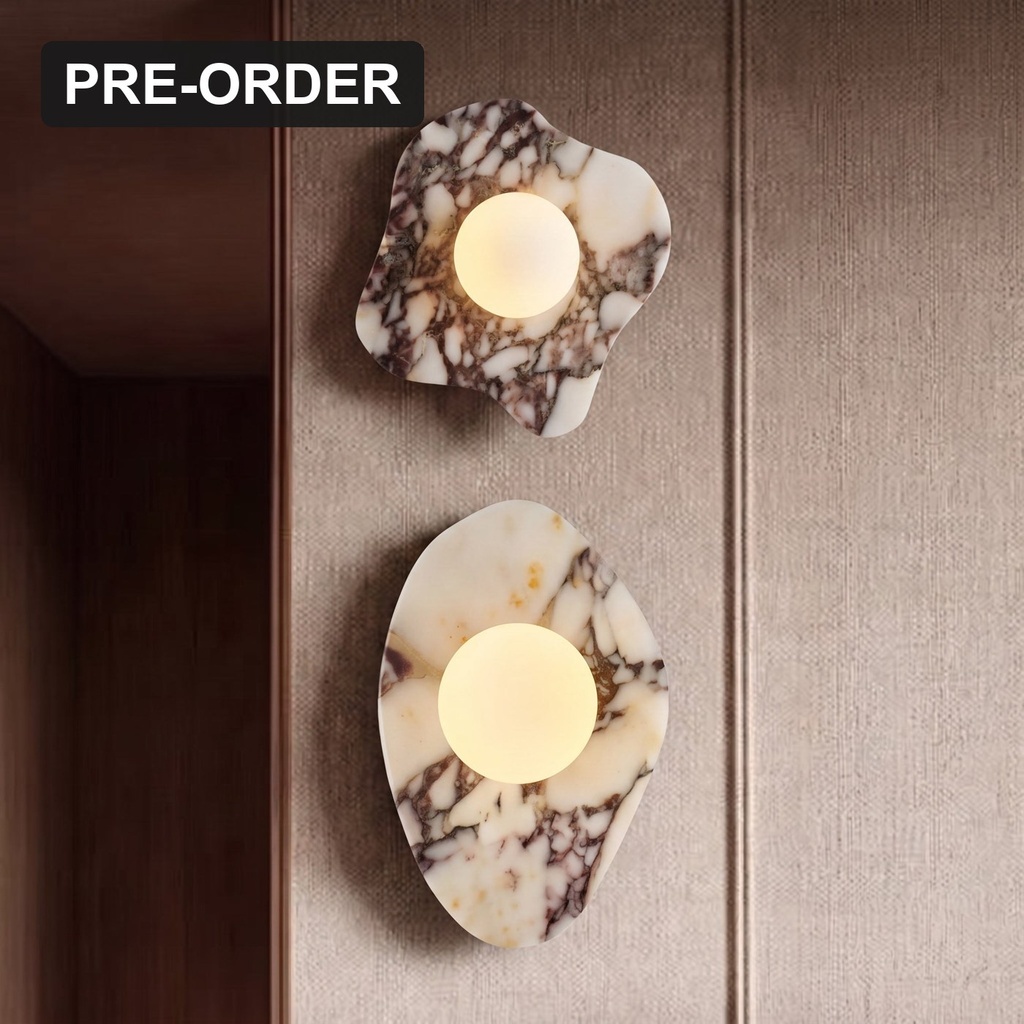 Alora Bulgari Marble Wall Sconce - Lifestyle 2