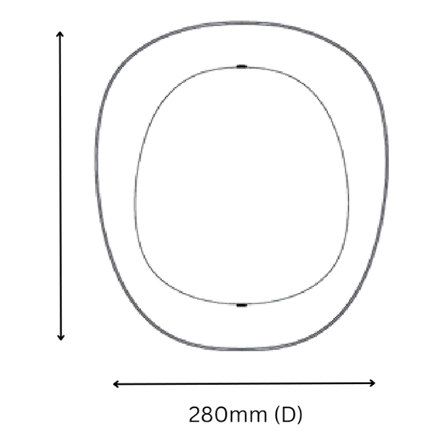 Dovik Resin Wall Sconce - Dimension Drawing