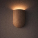 Wisp Curved Travertine Indoor Wall Light - Lifestyle 2
