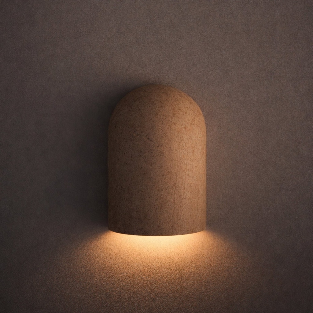 Wisp Curved Travertine Indoor Wall Light - Lifestyle 4