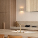 Wisp Cube Travertine Up/Down Wall Light - Lifestyle 2