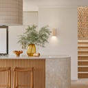 Nest Square Natural Stone Indoor Wall Light - Lifestyle 1