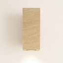 Nest Square Natural Stone Indoor Wall Light - Lifestyle 2