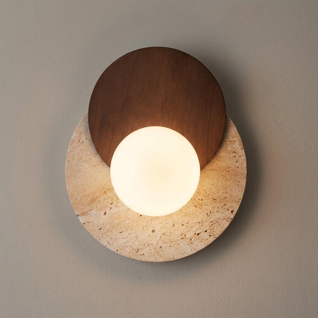 Lyra Natural Stone Wall Sconce - Lifestyle 2