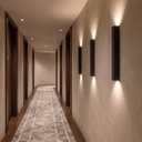 Moss Lava Stone Up/Down Wall Light - Lifestyle 2