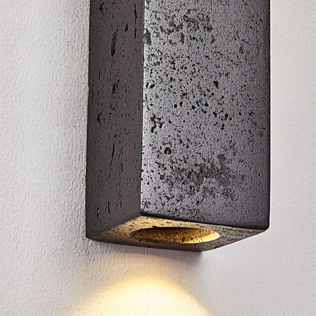Moss Lava Stone Up/Down Wall Light - Lifestyle 4