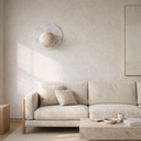 Maru Natural Travertine Wall Sconce - Lifestyle 1