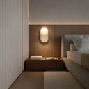 Cora Natural Travertine Indoor Wall Light - Lifestyle 1