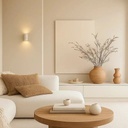 Eon Curved Plaster Indoor Wall Light - Lifestyle 3