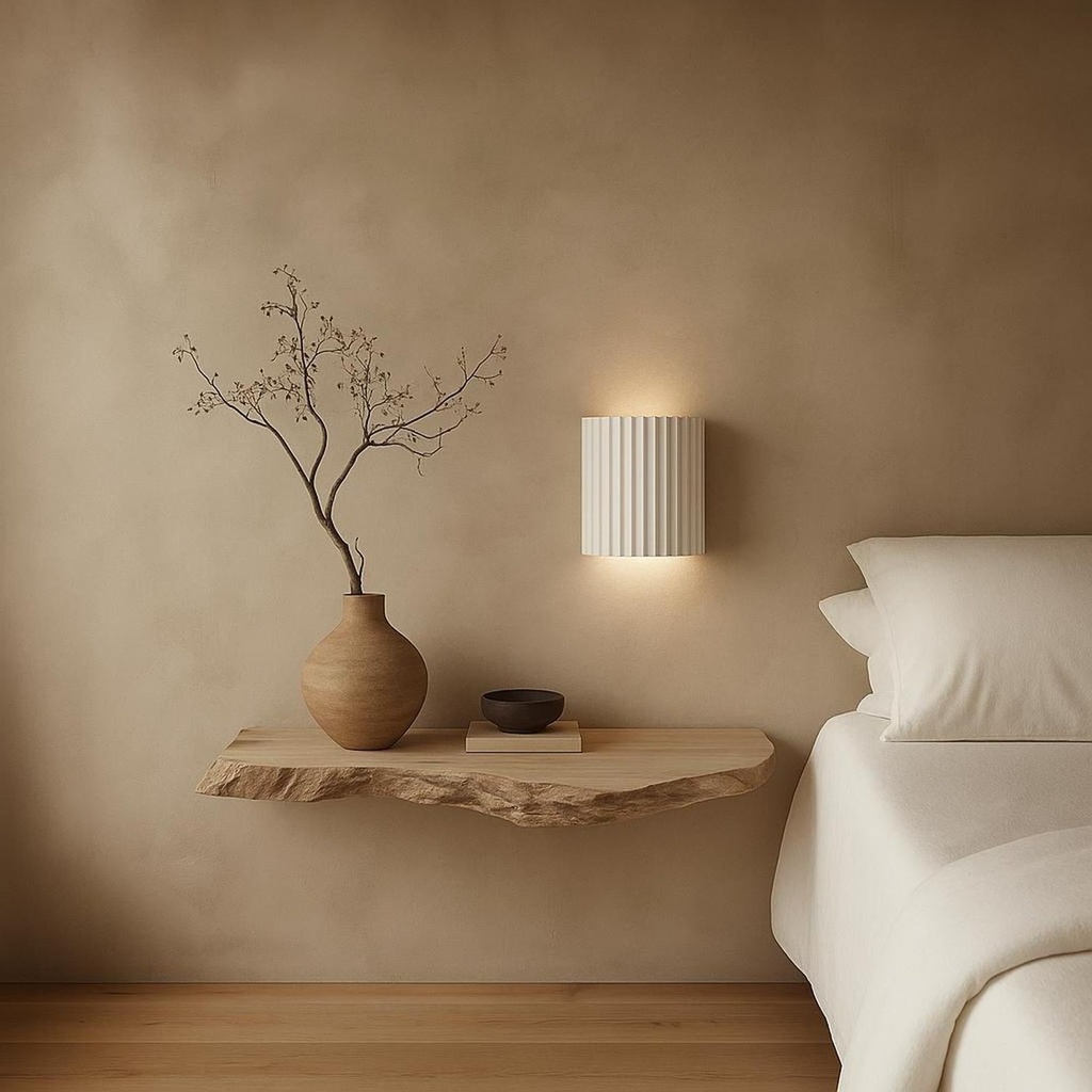 Molten Plaster Indoor Up/Down Wall Light - Lifestyle 3