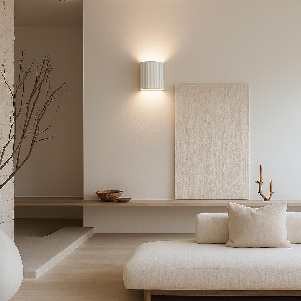 Molten Plaster Indoor Up/Down Wall Light - Lifestyle 4