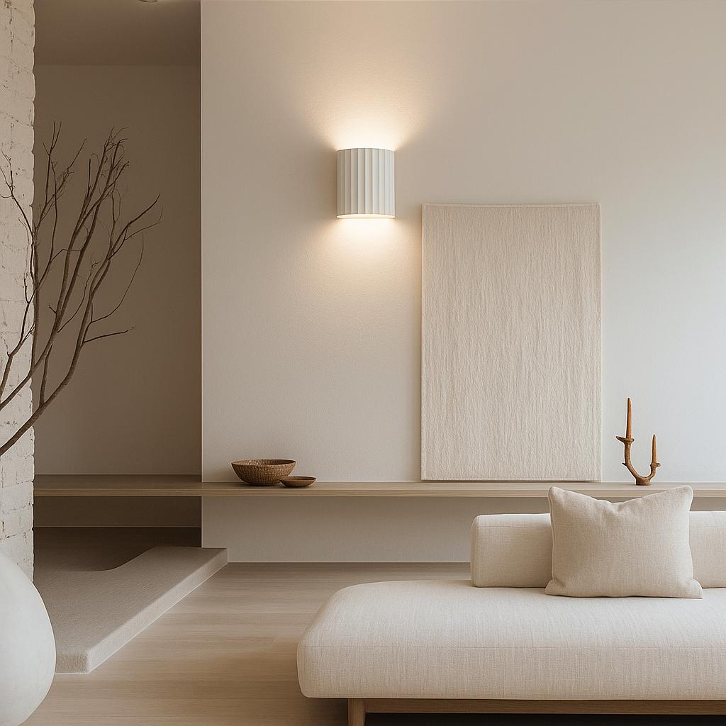 Molten Plaster Indoor Up/Down Wall Light - Lifestyle 4