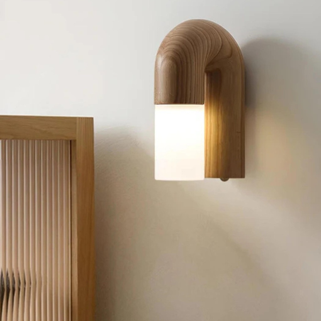 Arch Wood Indoor Wall Light - Lifestyle 2