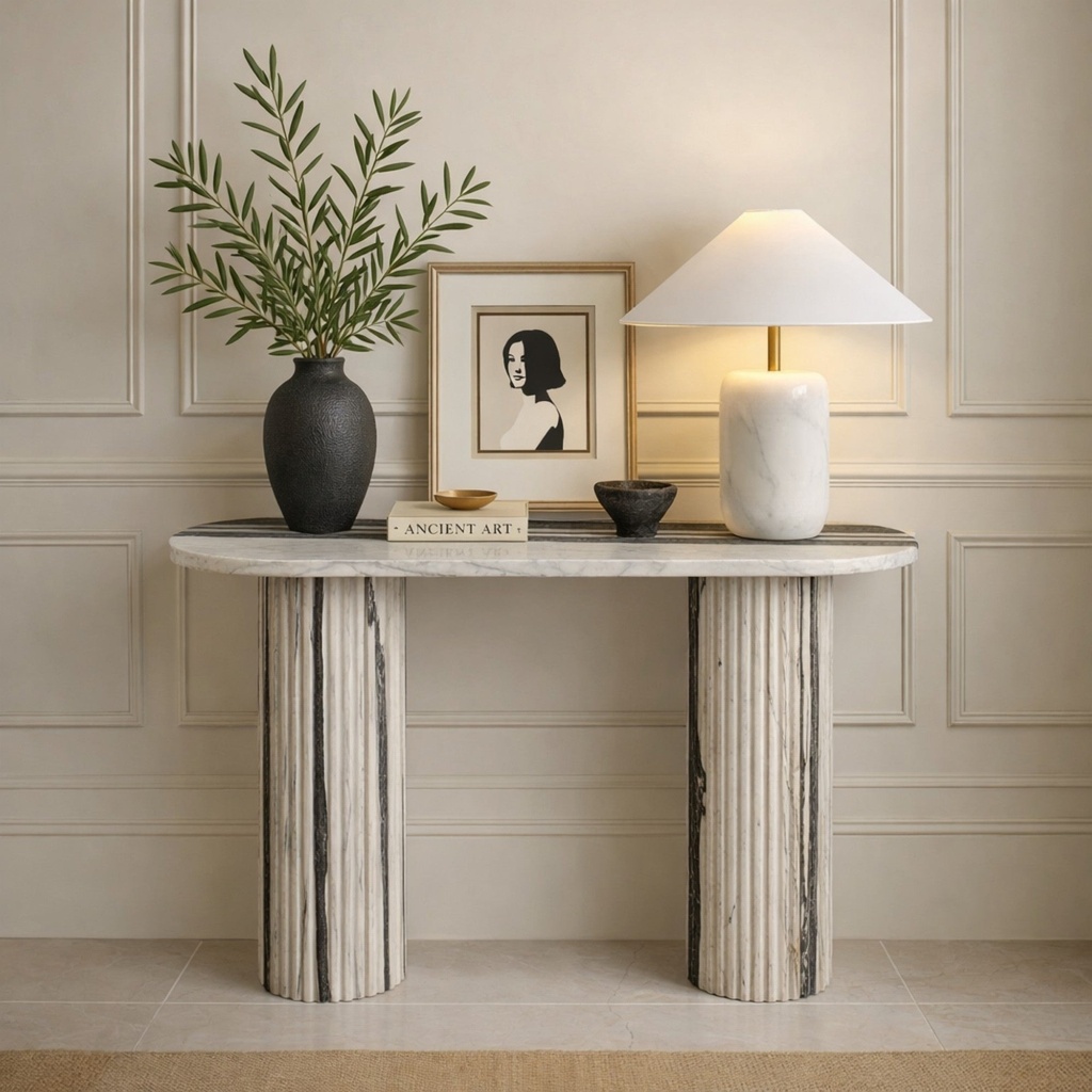 Petra Marble Table Lamp - Lifestyle 1