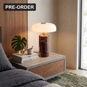 Avra Aubergine Marble Touch Table Lamp - Lifestyle 4