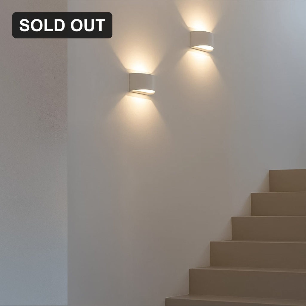 Numa Plaster Indoor Wall Light - Lifestyle 1