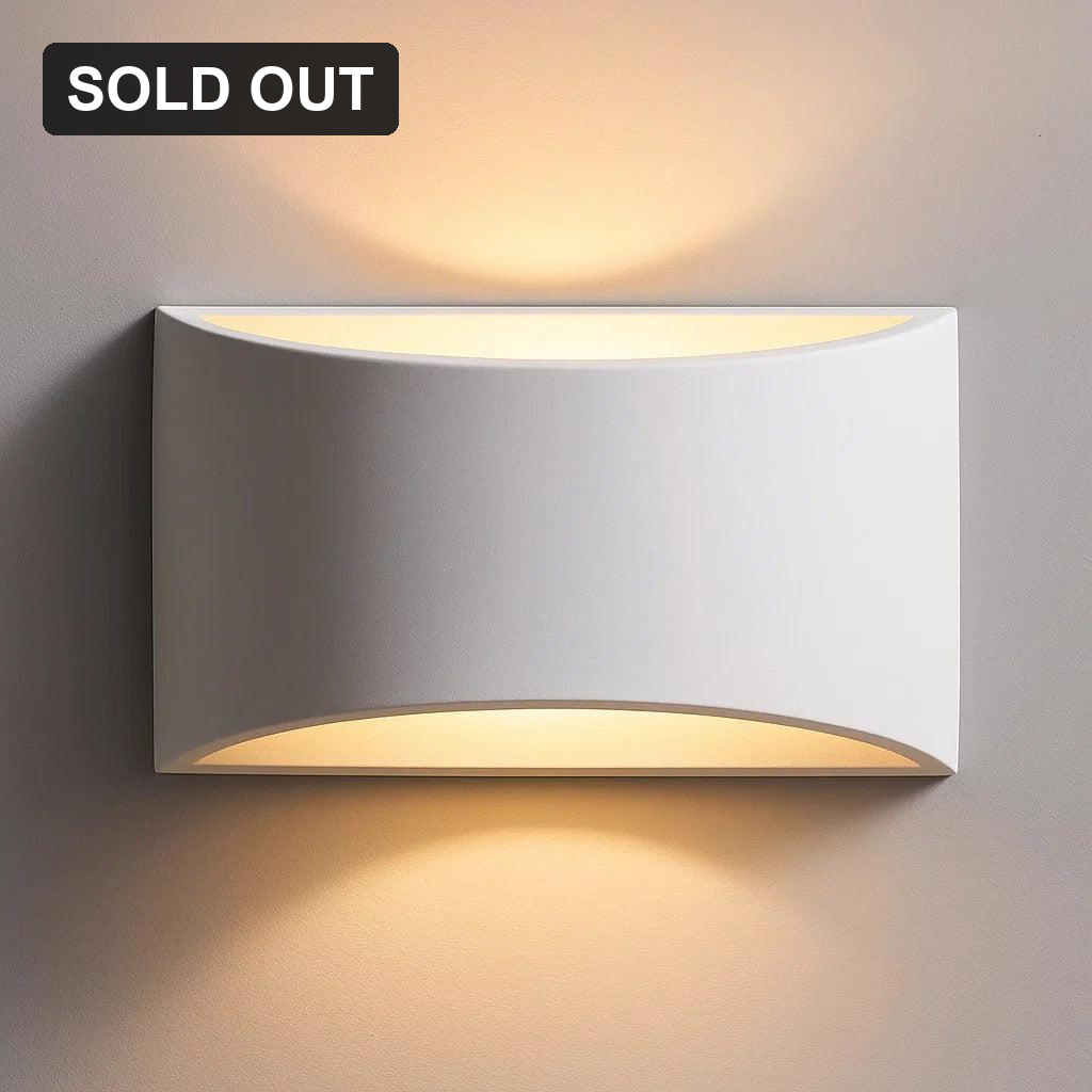 Numa Plaster Indoor Wall Light - Lifestyle 2