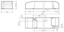 Tridonic 100W 24V SC SNC SR Dimensions