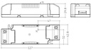 Tridonic 18W 24V SC SNC SR Dimensions