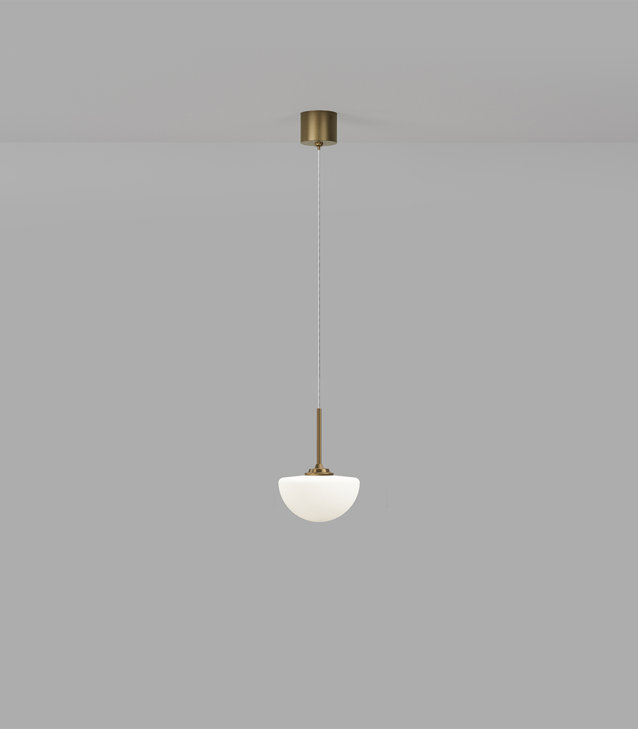 lighting republic-pico pendant light-dome-old brass-front-off.webp