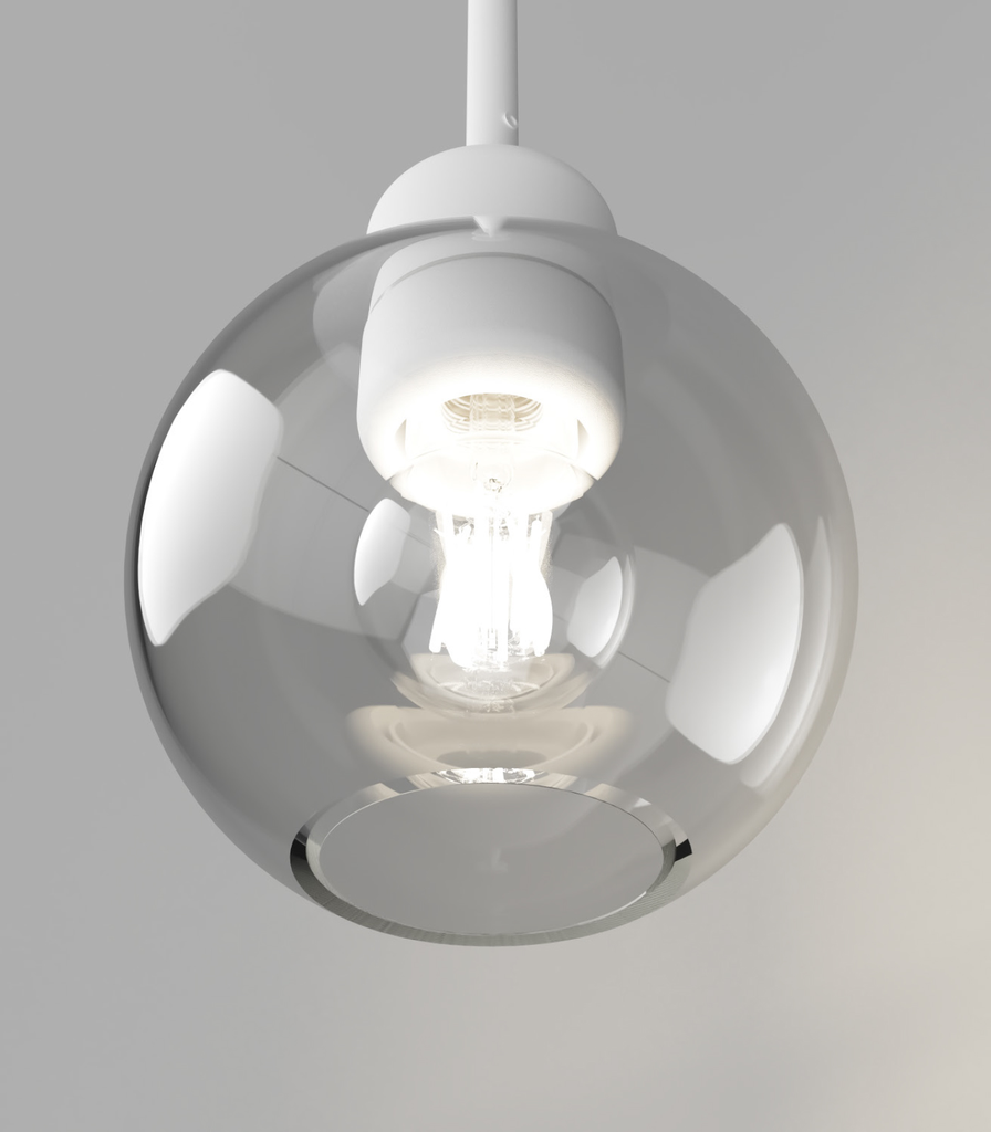 lighting republic-parlour lite sphere-white-clear-close up.webp