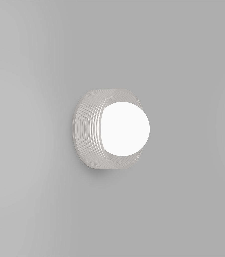 Orb Sur Ribbed Wall Light (Clear)