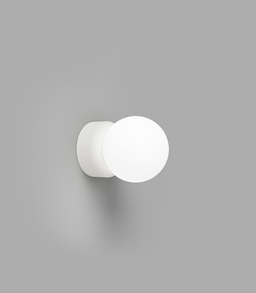 Orb Deco Wall Light (80mm, White)
