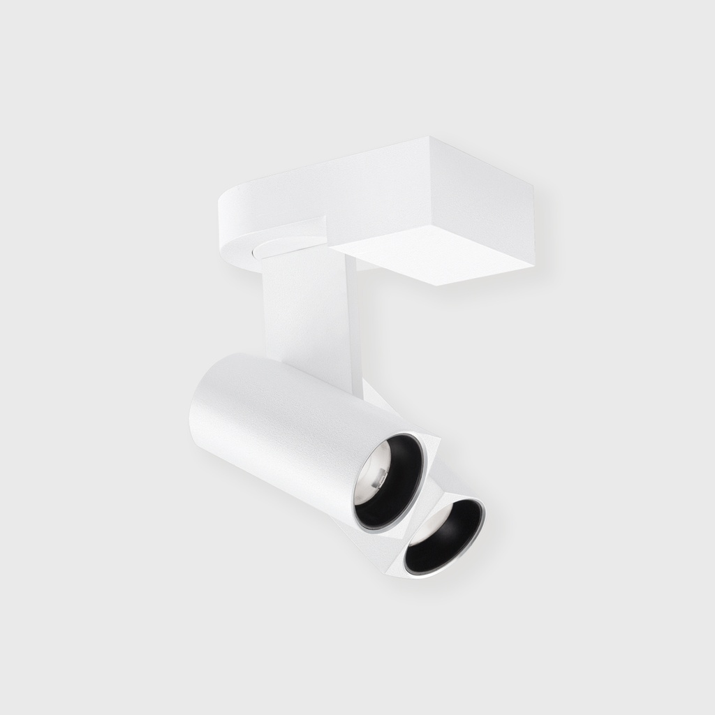 [F46-SMW3361520D-15°] Fusi 46 Duo Spot (White, 3000K, Surface, 15º)