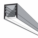 Tall Surface Aluminium Mounting Profile 14x15x2000mm