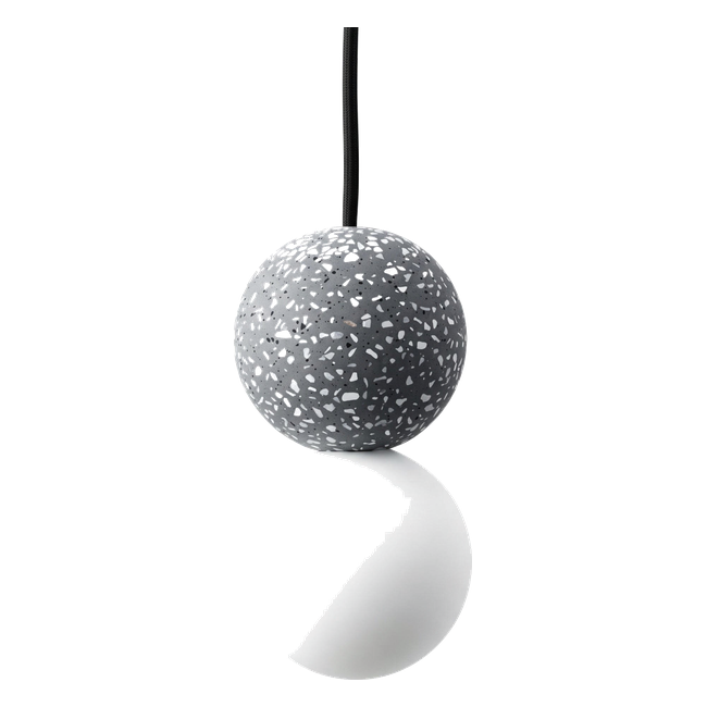 [NOI.22510.MB-WEB] ORE Noir Terrazzo Pendant Light (Black)