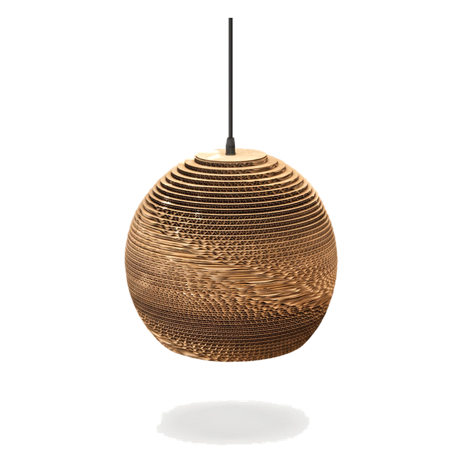 ORE Zanora Round Recycled Cardboard Pendant Light