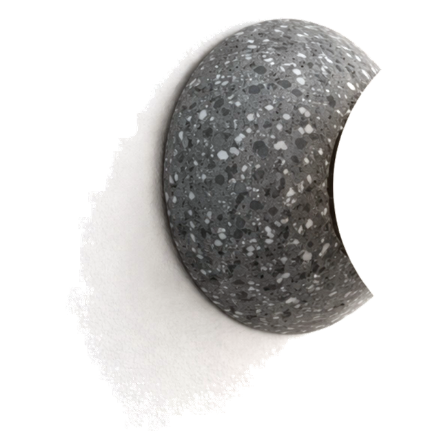 [NOI.22110.MB-WEB] ORE Noir Terrazzo Indoor Wall Light (Black)
