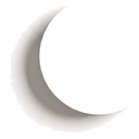 ORE Selene White Plaster Halo Wall Light
