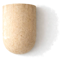 ORE Wisp Curved Travertine Indoor Wall Light