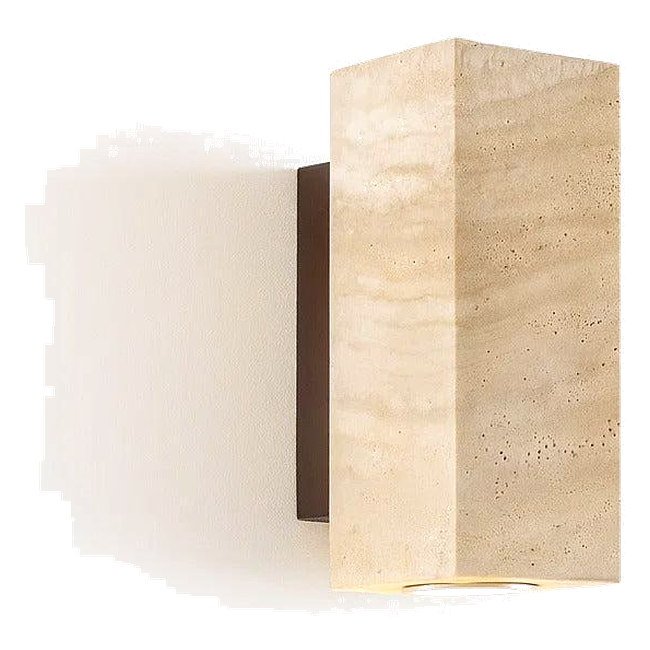 ORE Nest Square Natural Stone Indoor Wall Light