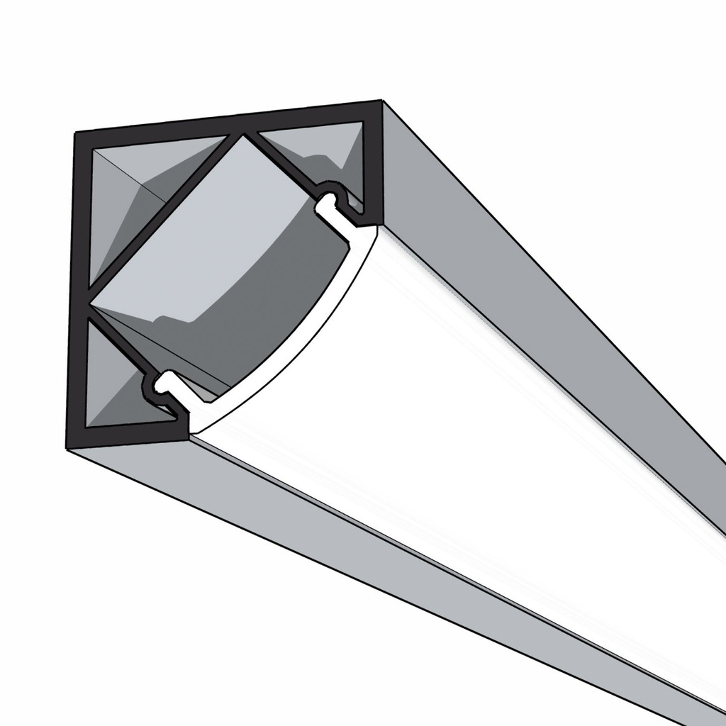 Corner Surface 18 - Aluminium Mounting Profile 2000mm