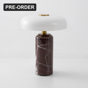 ORE Avra Aubergine Marble Touch Table Lamp