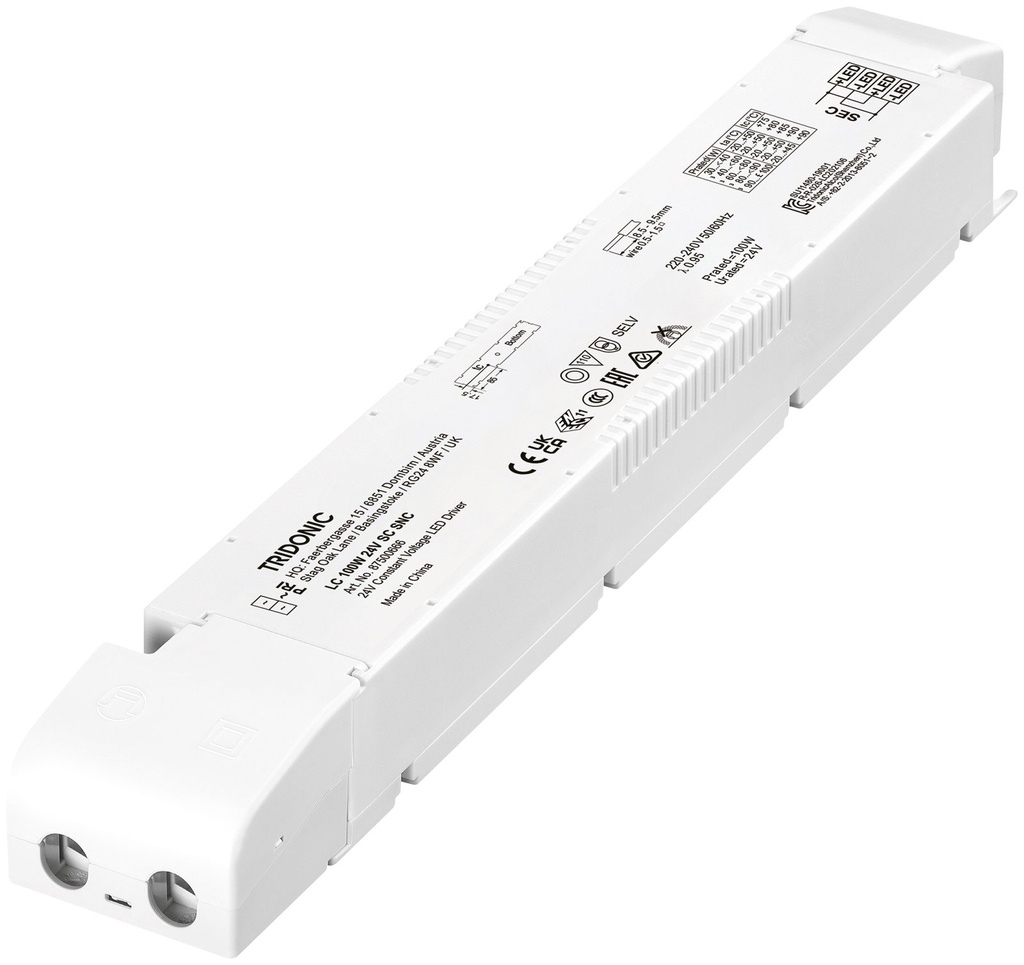 Tridonic LC 100W 24V SC SNC
24V Constant Voltage LED Driver F+P