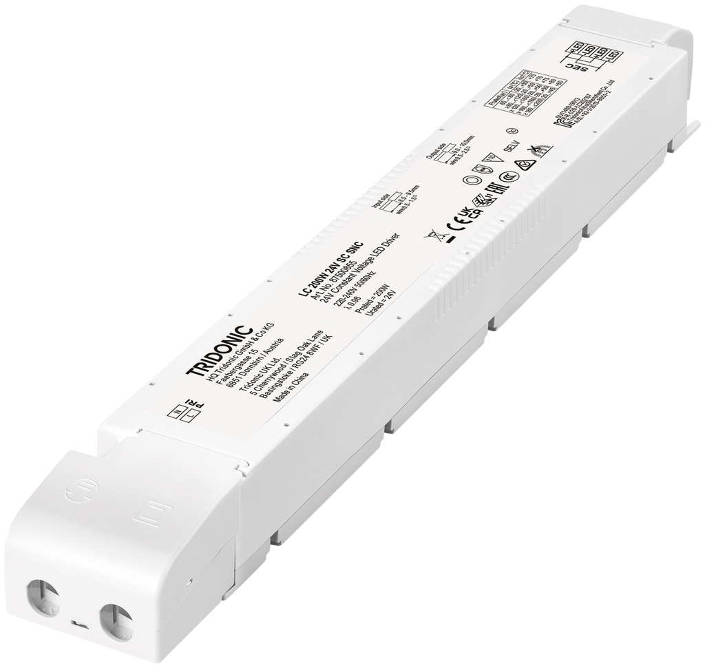 Tridonic LC 200W 24V SC SNC
24V Constant Voltage LED Driver F+P
