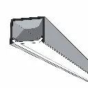 Profile: Deep Surface Aluminium Mounting Profile 18x13x2000mm