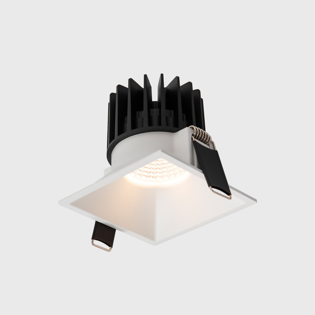 [FST-W103D-15º] Fuoco Square Trim (3000K, White, 15º, Fixed)