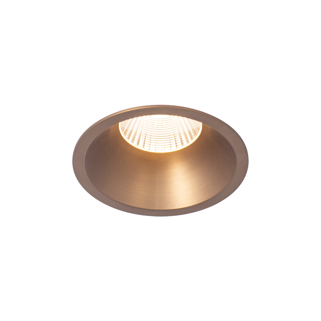 [FRT-DB10153D] Fuoco Round Trim CNC [5 colours] (Dark Bronze, 15º, Phase dimmable)