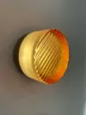 Ripple Amber Glass